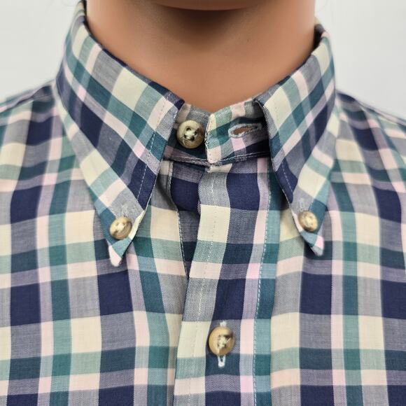 Vintage GANT Fox Hunt Plaid Shirt Men L Buttoned Pocket Button Down Long Sleeve - Picture 3 of 10